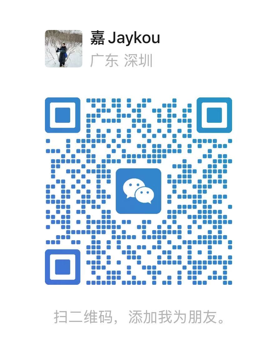 嘉Jaykou的微信二维码